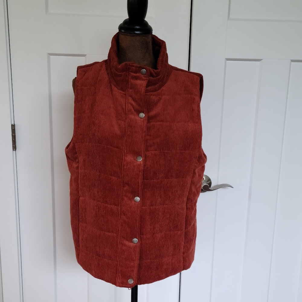 Corduroy vest